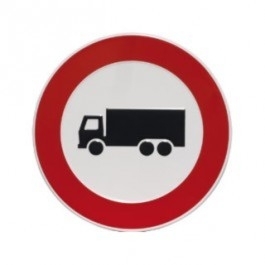 GA019 verbod vrachtwagen 24cm rond