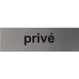 RP08 RVS Pictogram PRIVE