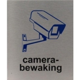 RP24 RVS Pictogram CAMERA BEWAKING