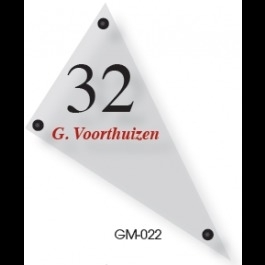 Acrylaat naamborden GM-022 15x25cm