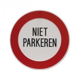 GA005 niet parkeren 24cm rond