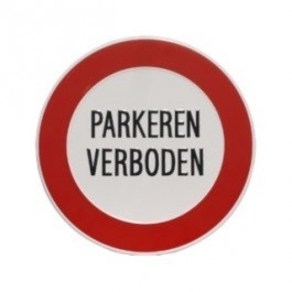 GA007 parkeren verboden 24cm rond