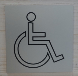 Gegraveerde pictogrammen aluminium