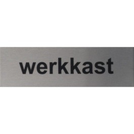 RP18 RVS Pictogram WERKKAST