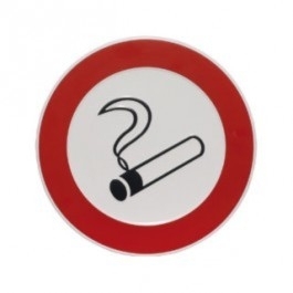 GA011 roken verboden 24cm rond