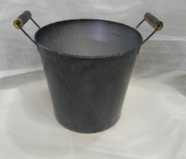 Emmertje zink rond  Hoog 18/15/14  (per 30 stuks)