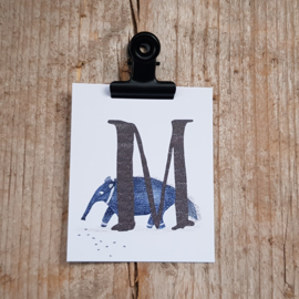 M van Miereneter - Letterkaartje