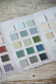 Vintage Paint kleuren kaart