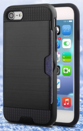 Zwart shockproof  telefoonhoesje iPhone 6 / 6s hardcase