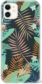 Jungle patroon hoesje iPhone 12 softcase
