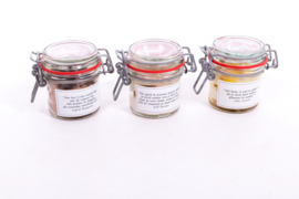 Tiramisu weckpot etiketten (10st)