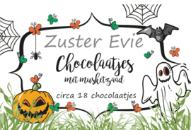 Etiketten Chocolaatjes met musketzaad