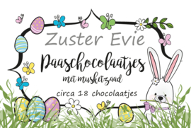 Etiketten Chocolaatjes met musketzaad