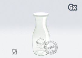 Toverthee weckflessen met witte dop*