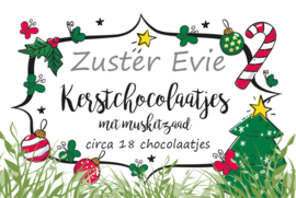 Etiketten Chocolaatjes met musketzaad
