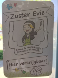 Raamsticker Zuster Evie