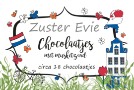 Etiketten Chocolaatjes met musketzaad