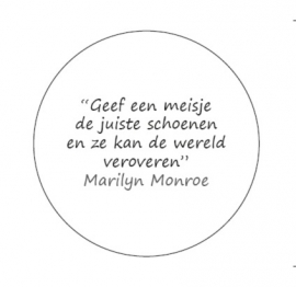 Quotesticker glas
