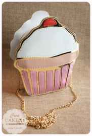 Cupcake tas Glitter