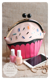 Glamour cupcake tas