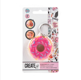 Donut lipgloss sleutelhanger