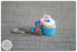 Blauwe xl cupcake #4