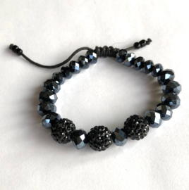 Shamballa zwart hematite