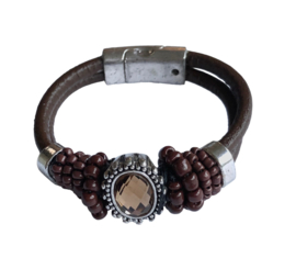 Leren armband