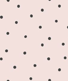 Behang Kinderkamer Playful Dots Pearl Rose