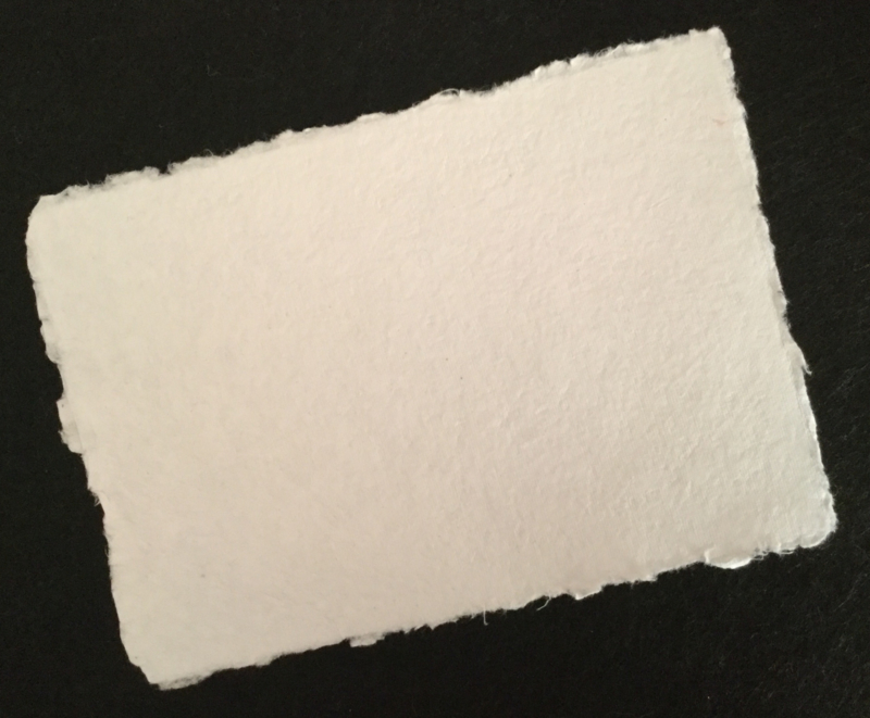 domineren Inspecteren Succesvol Katoenpapier met scheprand, wit, A3 = 42 x 29,7 cm. | Handgeschept papier,  losse vellen, fairtrade | Koot Art, kunst en fairtrade cadeaus