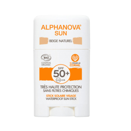 Alphanova BIO SPF 50+ Face SUN STICK - beige 12gr