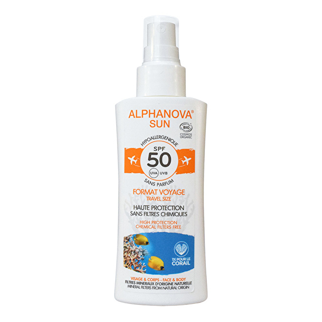 Alphanova Sun BIO SPF 50 Spray 90g - TRAVEL