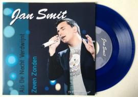 7″ Jan Smit - Als De Nacht Verdwijnt / Zeven Zonden BLAUW VINYL (2022) ♪