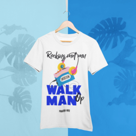 T-Shirt: Rocking Met M'n Walkman Op I Piraten HitZ I Unisex
