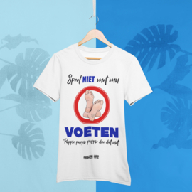 T-Shirt: Speel Niet Met M'n Voeten I Piraten HitZ I Unisex