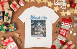 T-Shirt: Zilveren Ster I Kerst HitZ I Unisex (Siska & De Rainaldo's)