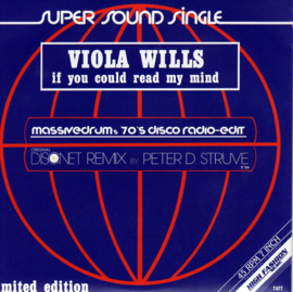 7" Viola Wills - If You Could Read My Mind *Remix* (2019) ♪