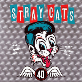12" Stray Cats ‎– 40 - Rood Vinyl  ♪