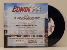 7" Edwin Bos - De Vrouw Langs De Baan / Een Lekker Deuntje (2020) ♪