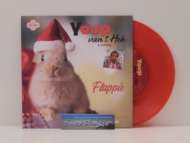 7" Youp van 't Hek - Flappie / André van Duin - Zalig *ROOD VINYL* (2020)♪