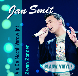 7″ Jan Smit - Als De Nacht Verdwijnt / Zeven Zonden BLAUW VINYL (2022) ♪