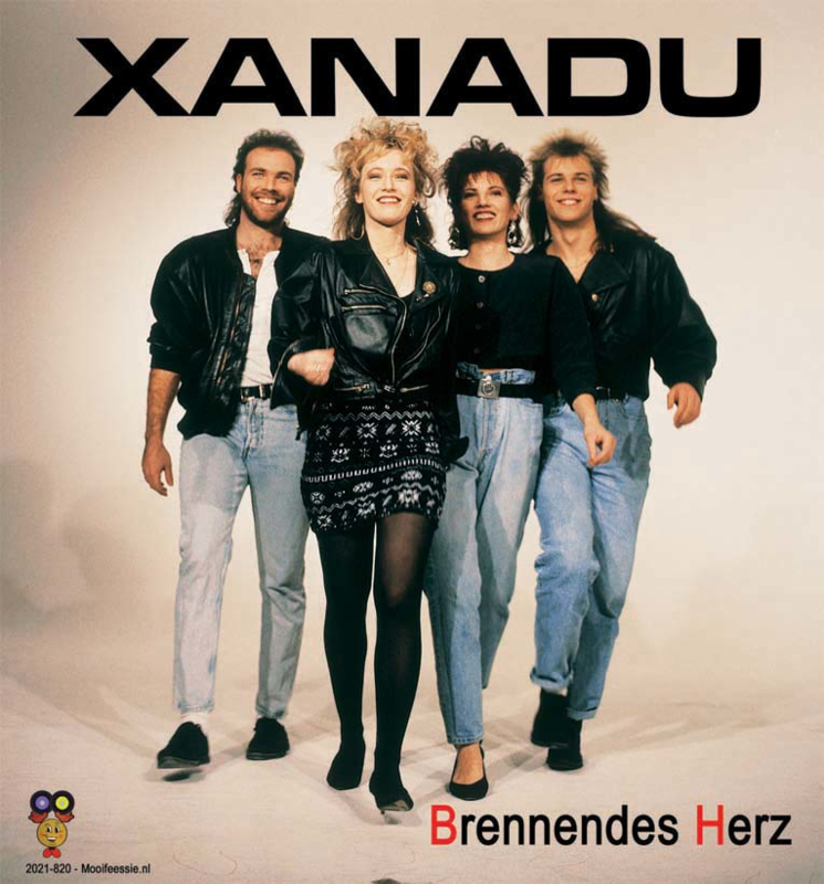 7" Xanadu – Brennendes Herz / Ein tag Eine Nacht Eine Stunde (2021) ♪