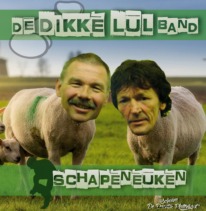 7″ Dikke Lul Band - Schapeneuken (Studio + Live versie) (2022) ♪