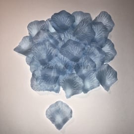 Decoratie "Rozenblaadjes" Licht Blauw (100 stuks)