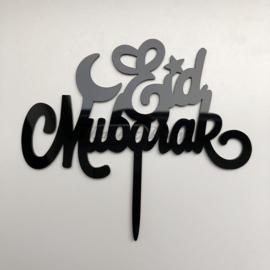Taart Topper Acryl "Eid Mubarak" (1)