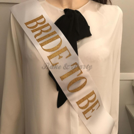 Sjerp "Bride to Be" Wit/Goud (5)