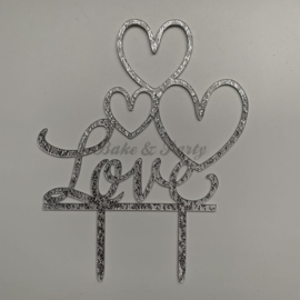 Taart Topper Acryl "Love" (1)