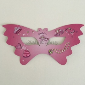 Verjaardagsmasker "Birthday Princess" (6 stuks)