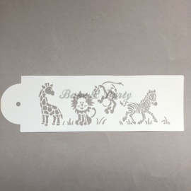 Decoratie Stencil "Safari"