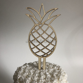 Taart Topper "Ananas" Hout